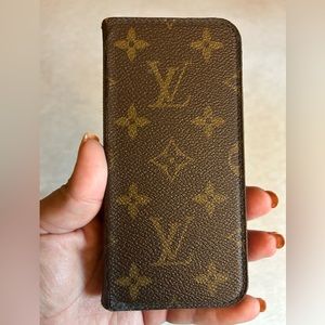 Louis Vuitton Folio case for IPhone X. Used but in great condition.